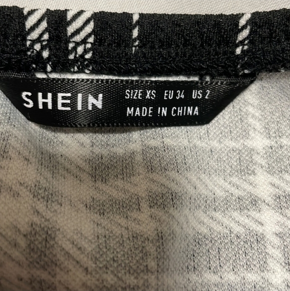 SHEIN Spaghetti Strap Plaid Dress X-Small - Picture 2 of 10